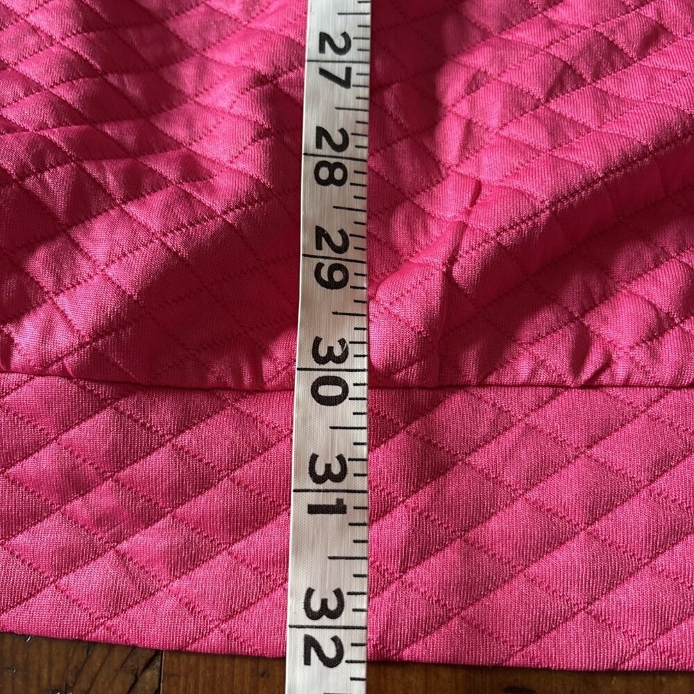 pretty garden Pink Long Hoodie Waffle Material Size Medium NWT - Picture 7 of 7